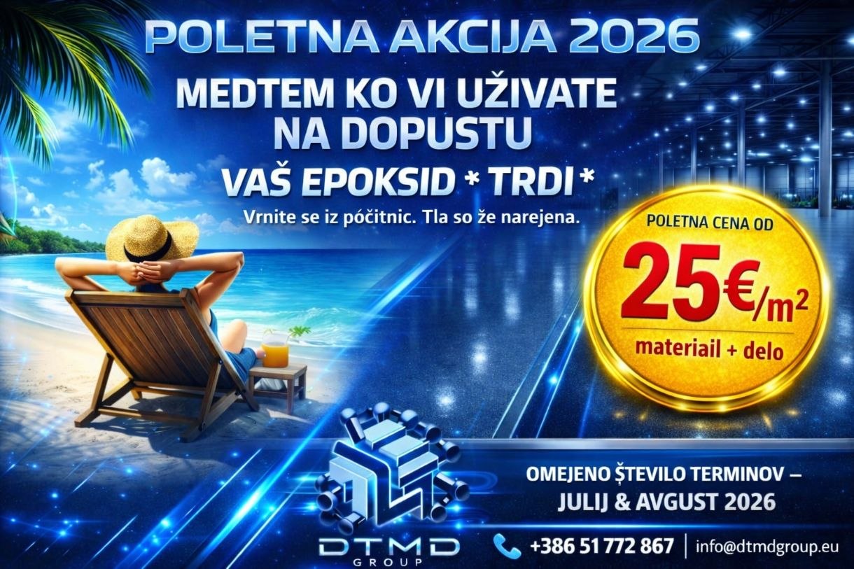 Akcija Epoksi za 25€/m2