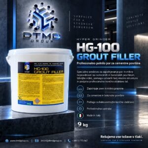 HG-100 TEKOČE POLNILO ZA PORE NA CEMENTNIH POVRŠINAH